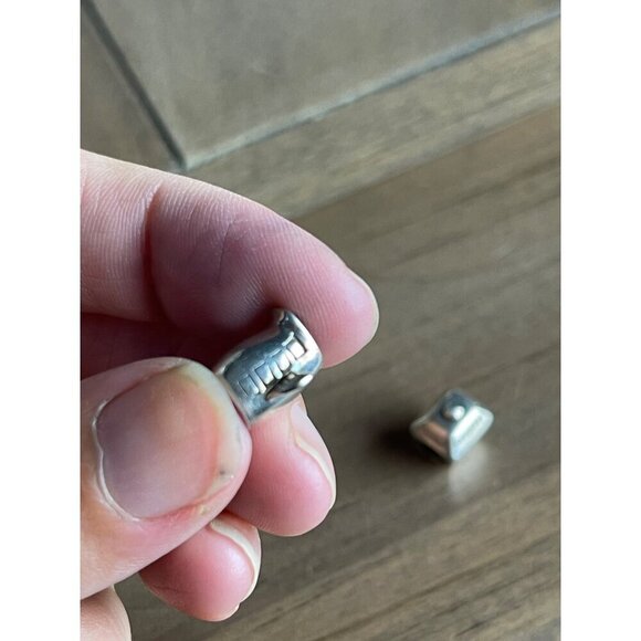 Silver Tone Travel-Themed Bead Charms For Bracelets & Necklaces Set of 3 - Picture 7 of 8